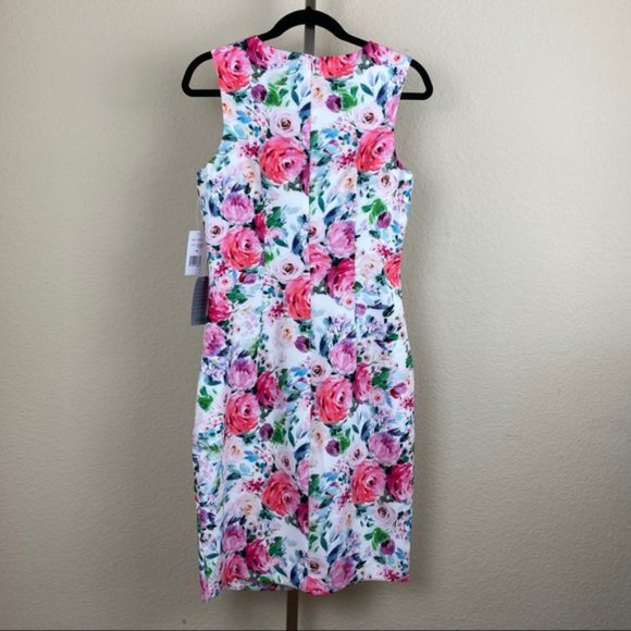 NWT Alexia Admor Keyhole Beautiful Rose Print - Picture 3 of 4